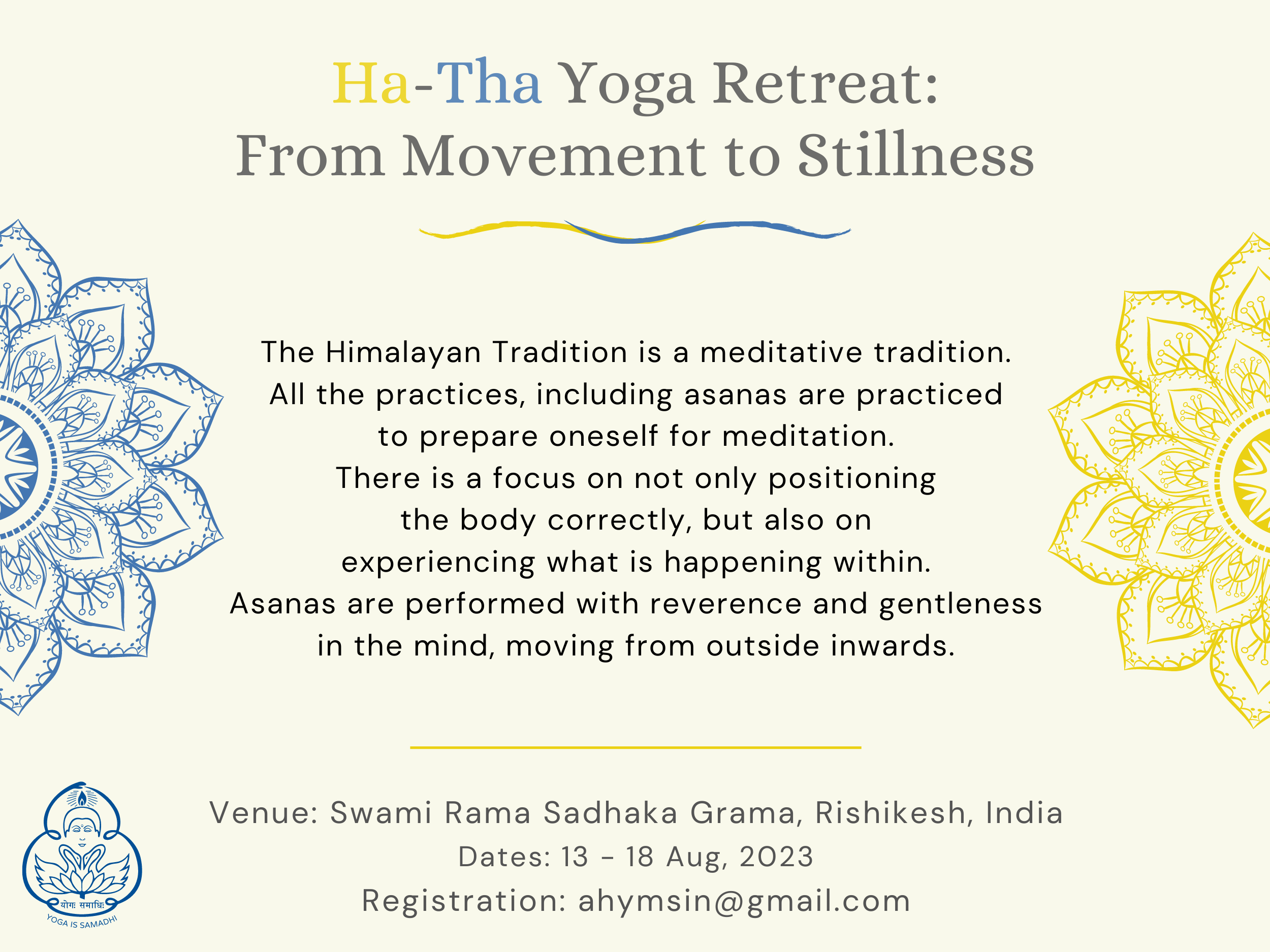 Hatha Yoga Retreat_From Movement to Stillness