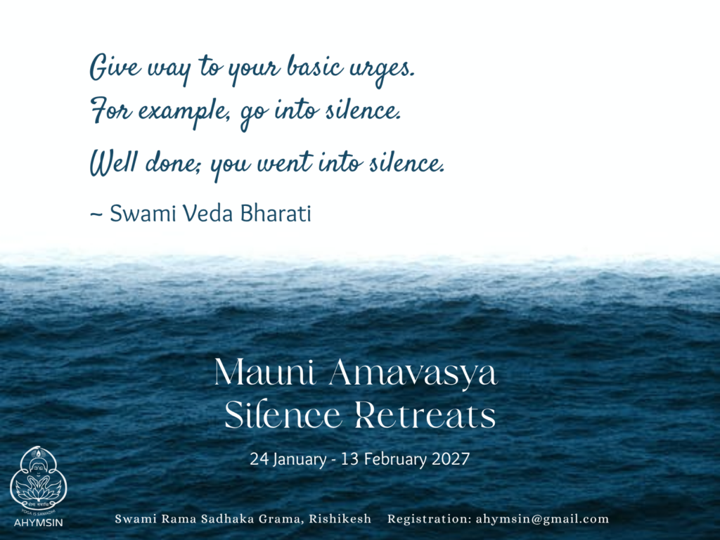 Mauni Amavasya Silence Retreats
